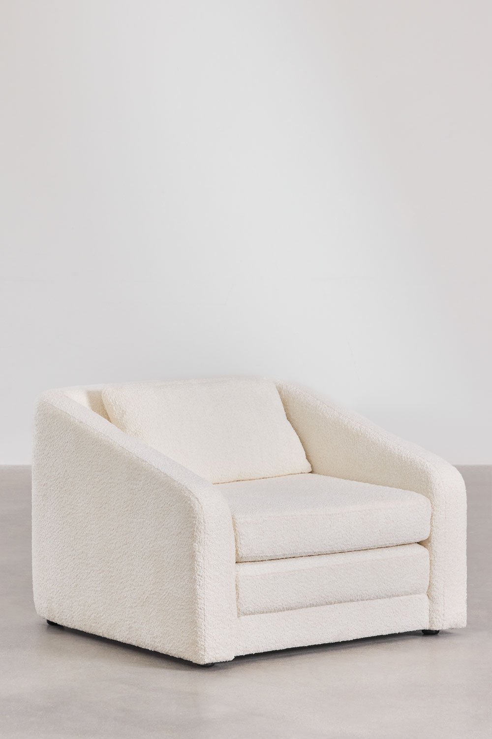 Pack de 2 poltronas-cama em tecido bouclé Dalila, imagem de galeria 4