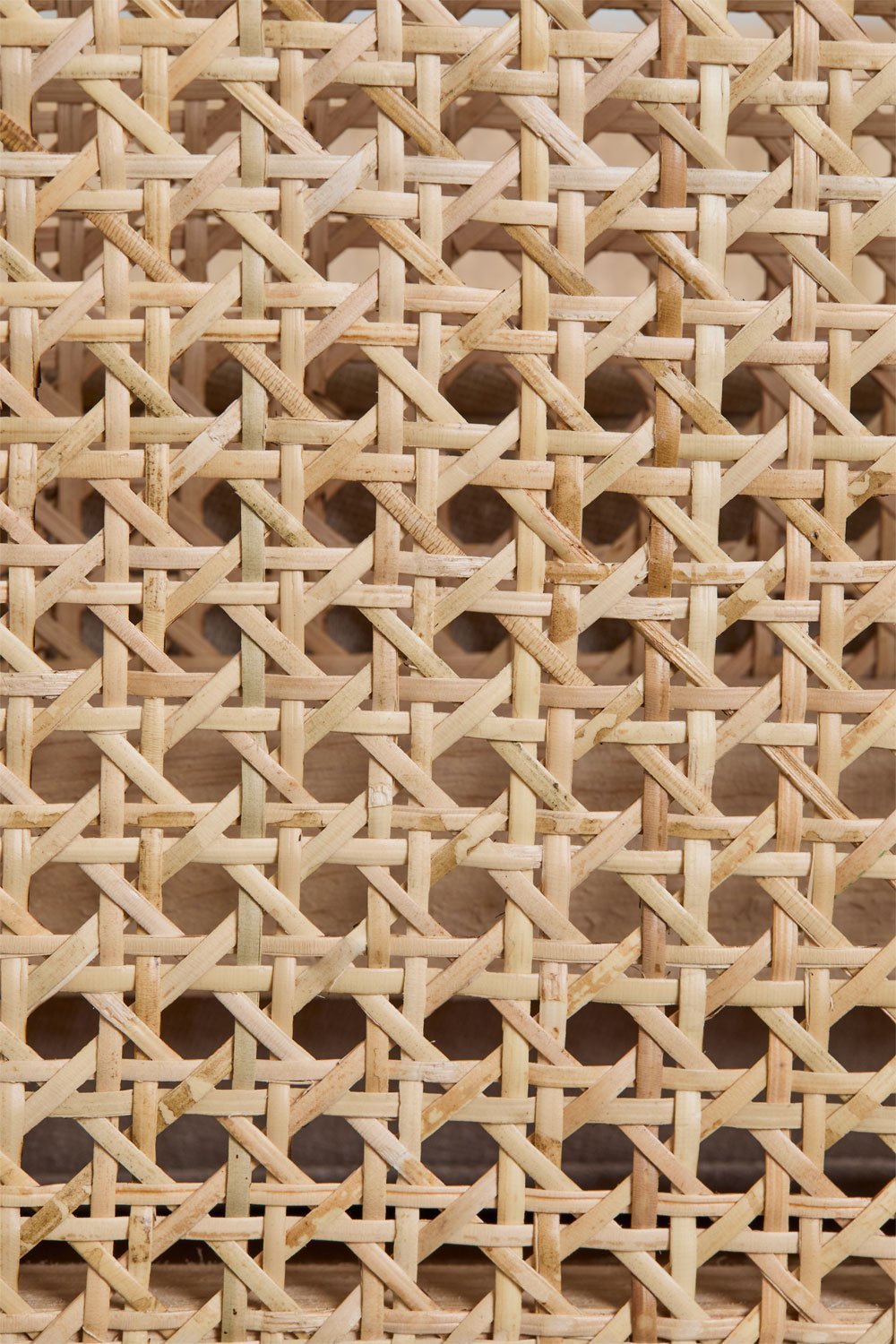 Banco em madeira de borracha e rattan Icon, imagem de galeria 7