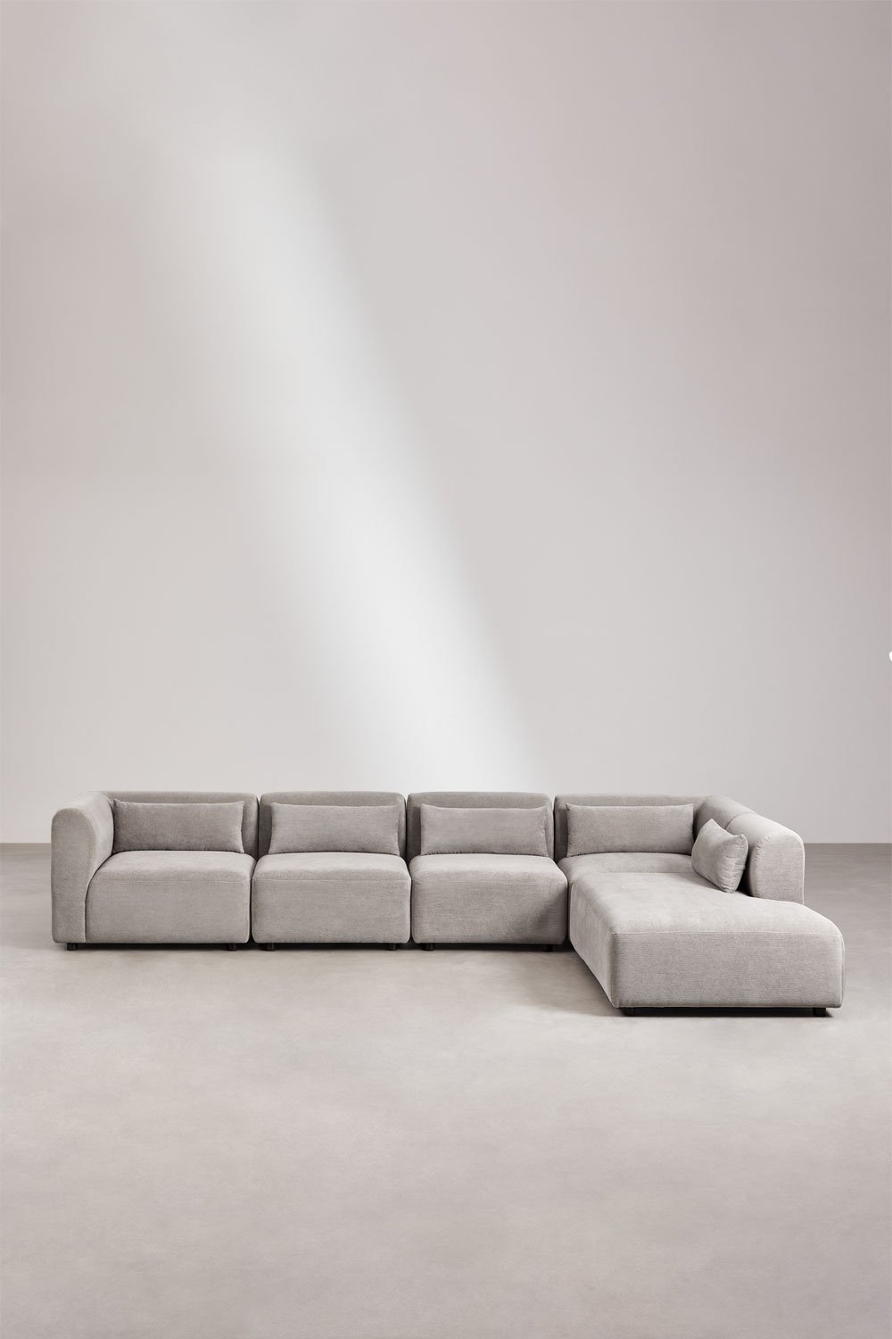 Sofá modular Fogler de 5 peças com chaise longue direita, imagem de galeria 3