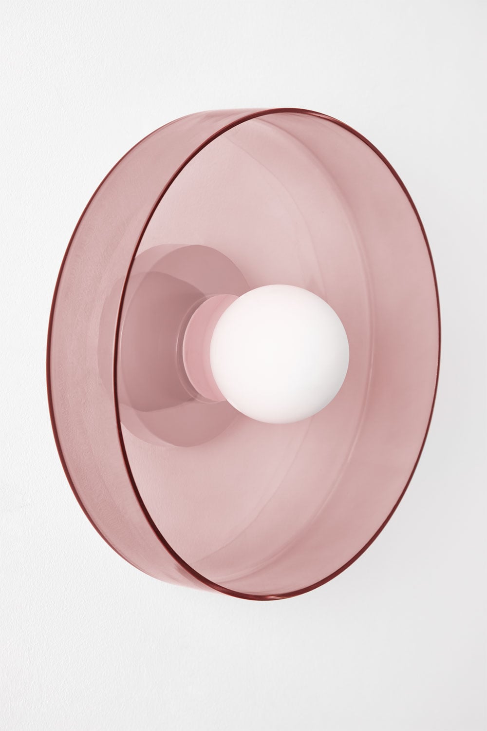 Aplique de parede em vidro e aço inoxidável Jaxal, imagem de galeria 2