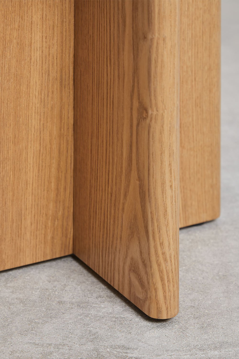 Mesa auxiliar redonda Ø45 cm em MDF Saonara, imagem de galeria 5