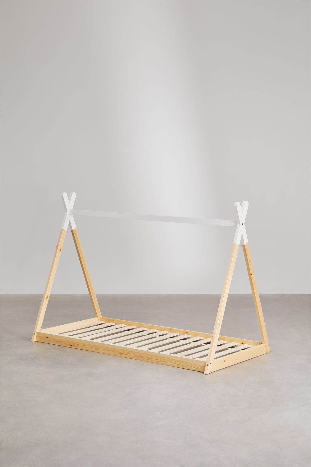 Cama para colchão 90 cm em madeira de pinho Typi Kids, imagem de galeria 3