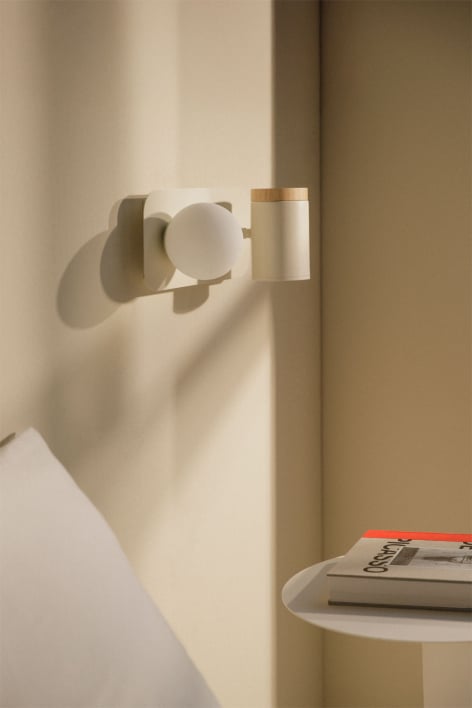 Aplique de parede com 2 pontos de luz Amaranto