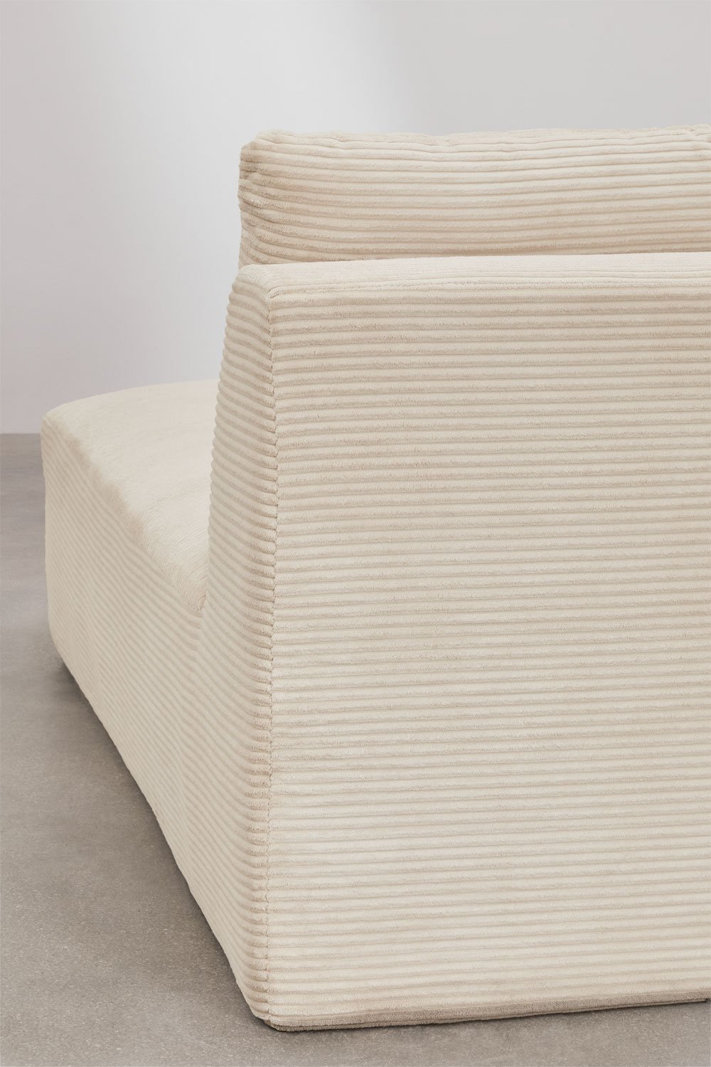 Sofá modular chaise longue direito de 2 peças em veludo embalado a vácuo Temple, imagem de galeria 10