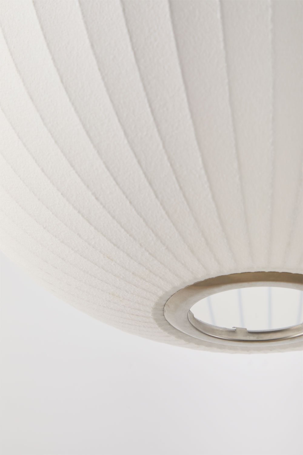 Luminária de teto em seda artificial e ferro Worel, imagem de galeria 4