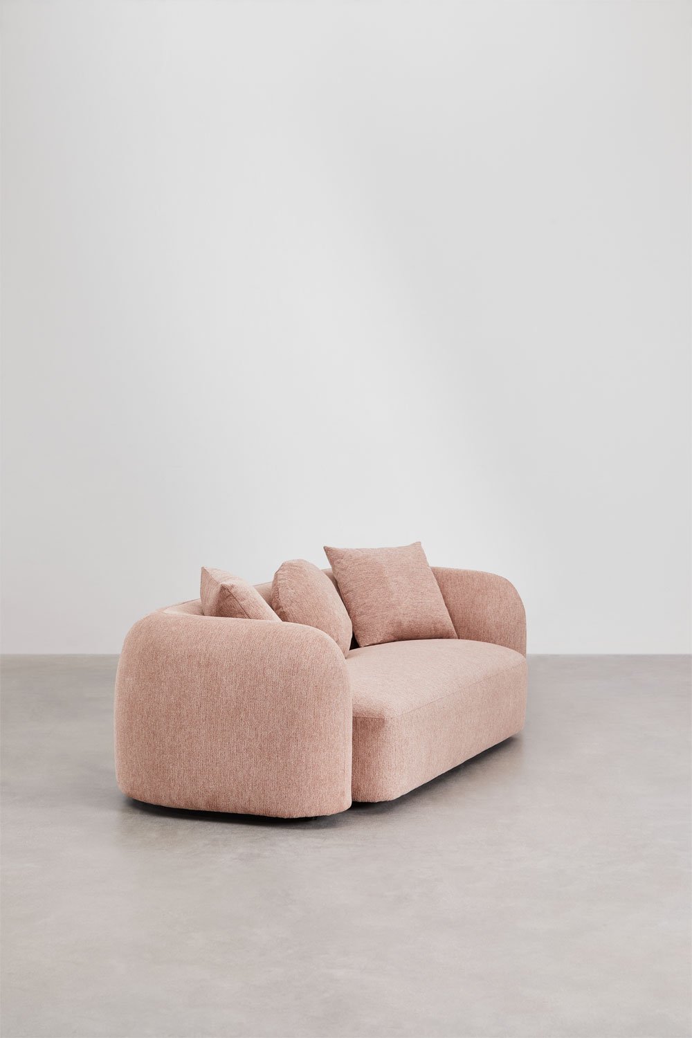 Sofá de 3 lugares em chenille Coco, imagem de galeria 5