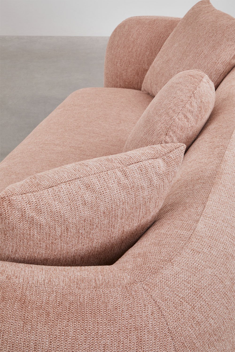 Sofá de 3 lugares em chenille Coco, imagem de galeria 8