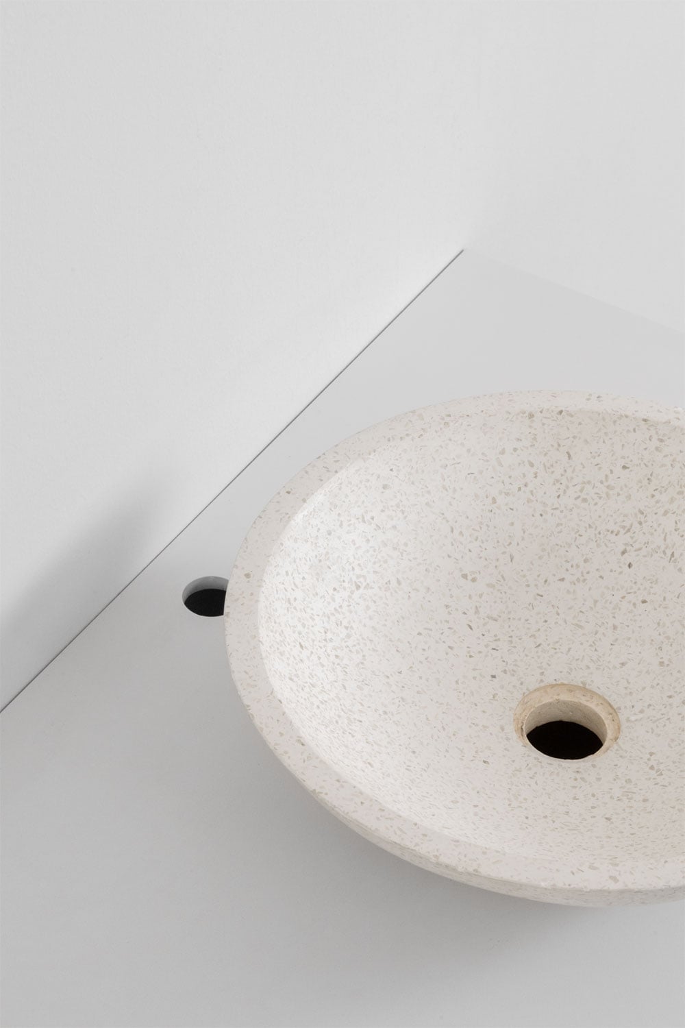 Conjunto de móvel de casa de banho suspenso 80x50 cm em madeira de freixo Tedrik, imagem de galeria 4