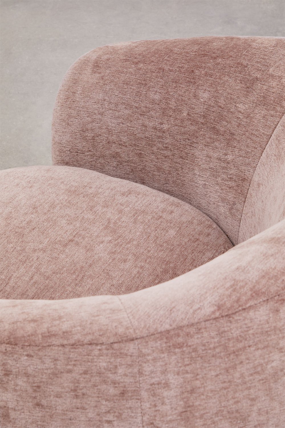 Poltrona giratória Mieres em chenille , imagem de galeria 8