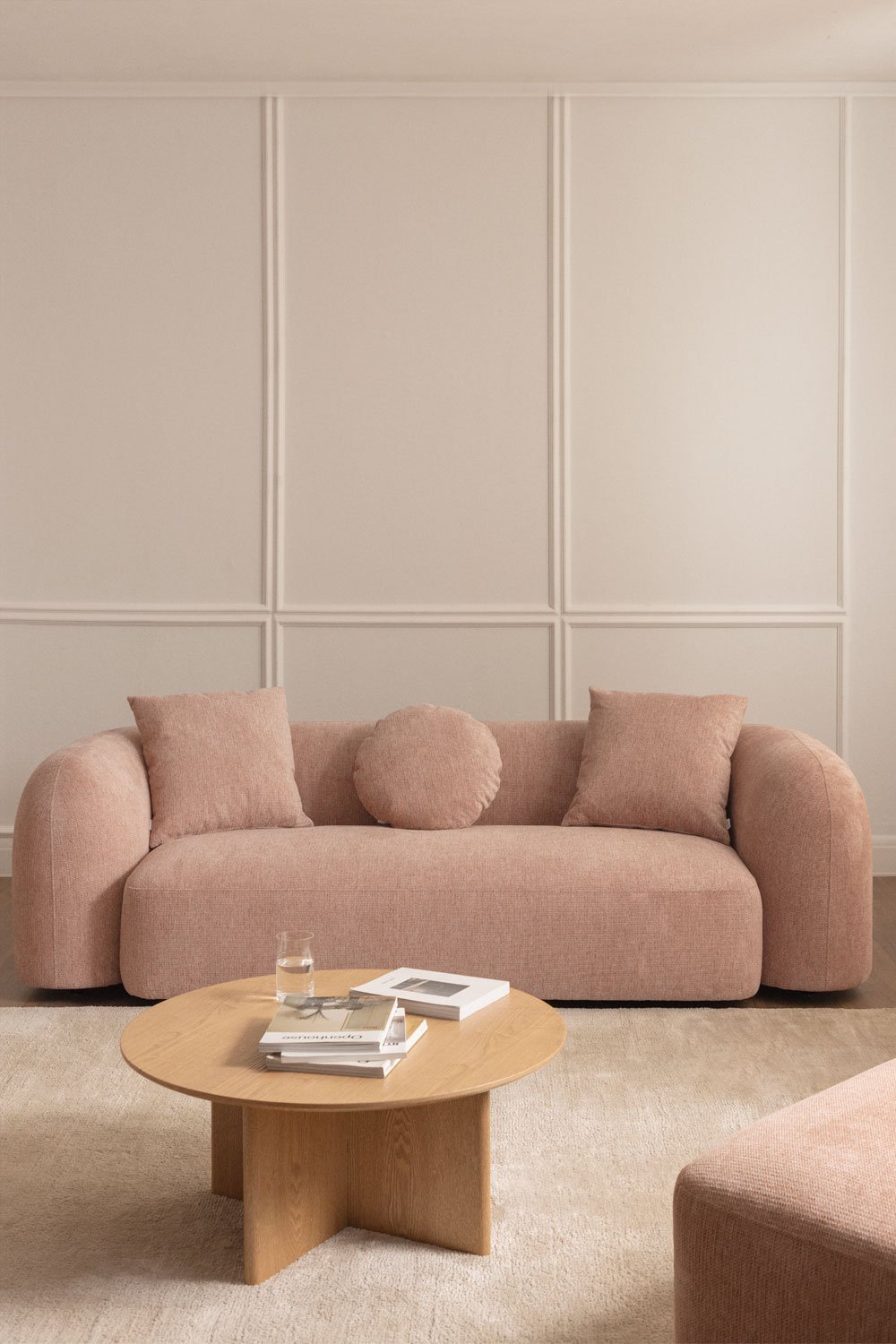 Sofá de 3 lugares em chenille Coco, imagem de galeria 9