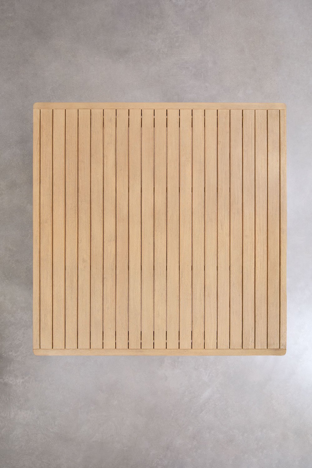 Mesa de jantar quadrada 150x150 cm em madeira de acácia Dubai , imagem de galeria 5