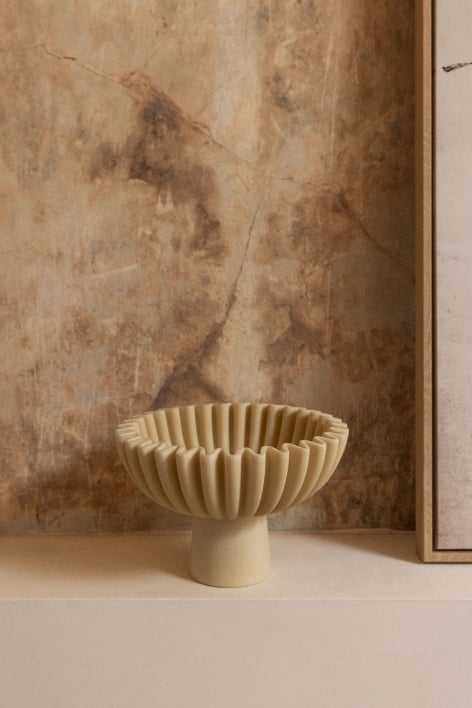 Tigela decorativa em resina Ø20 cm Irente