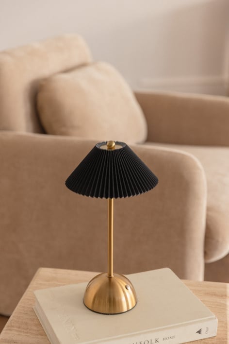 Lâmpada de mesa LED sem fio em ferro Berila