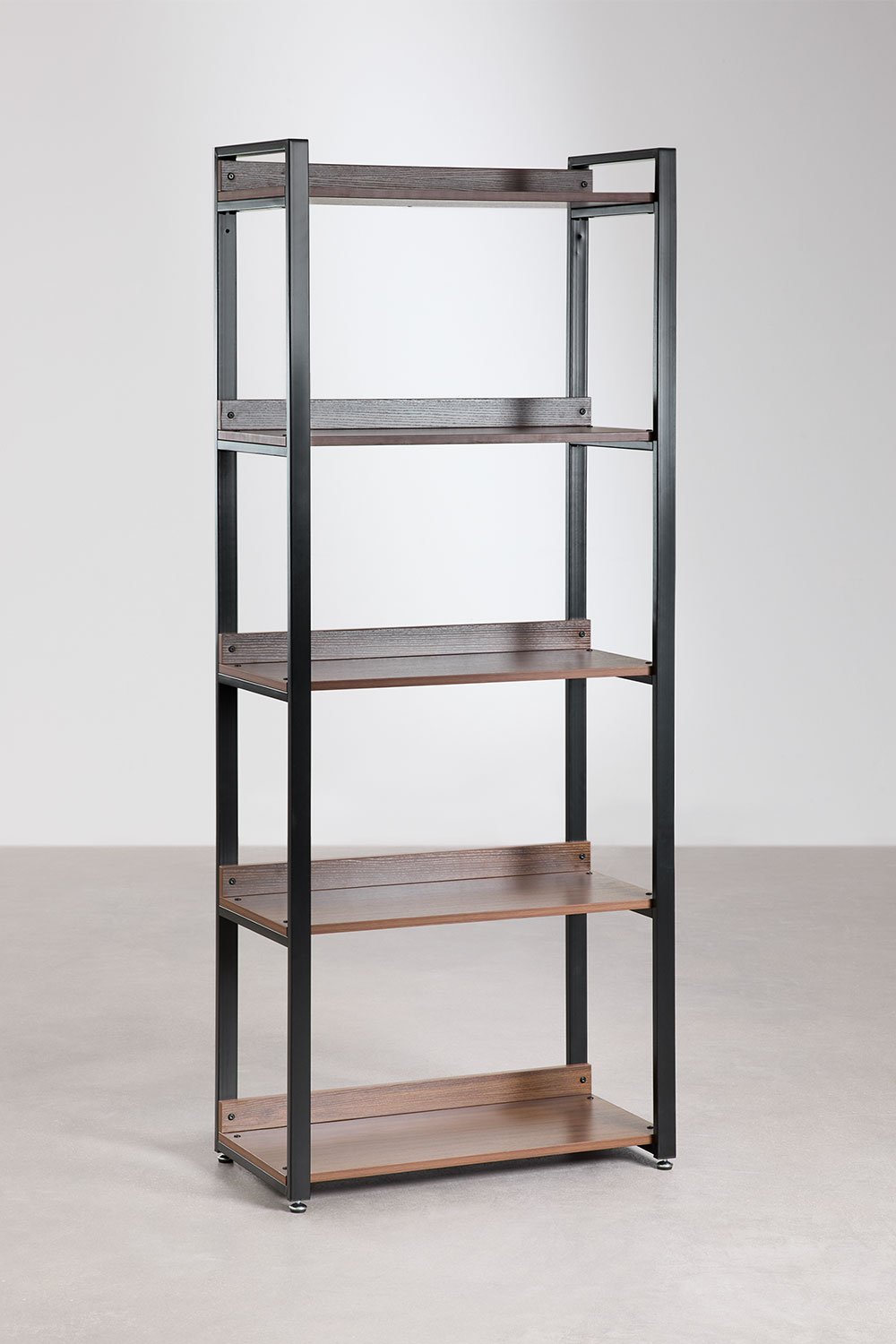 Armário modular aberto de 2 peças com gavetas, estante em aço e MDF Ariaster, imagem de galeria 5