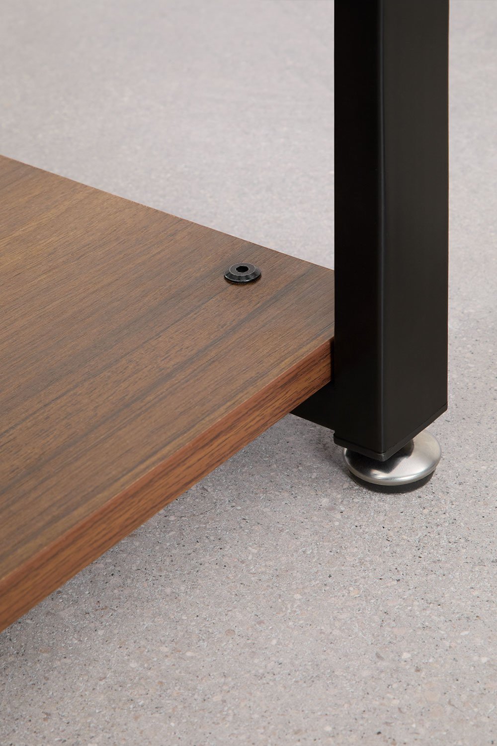 Armário modular aberto de canto de 4 peças em aço e MDF Ariaster, imagem de galeria 6