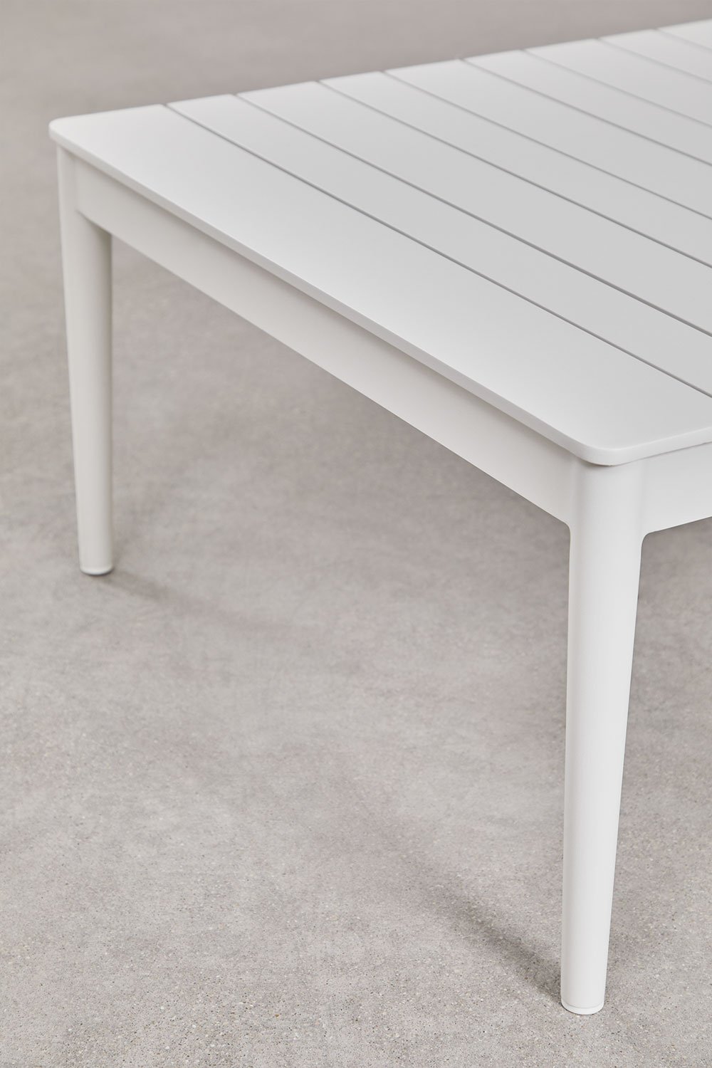 Mesa de centro para jardim retangular 120x70 cm em alumínio Sereilen, imagem de galeria 5