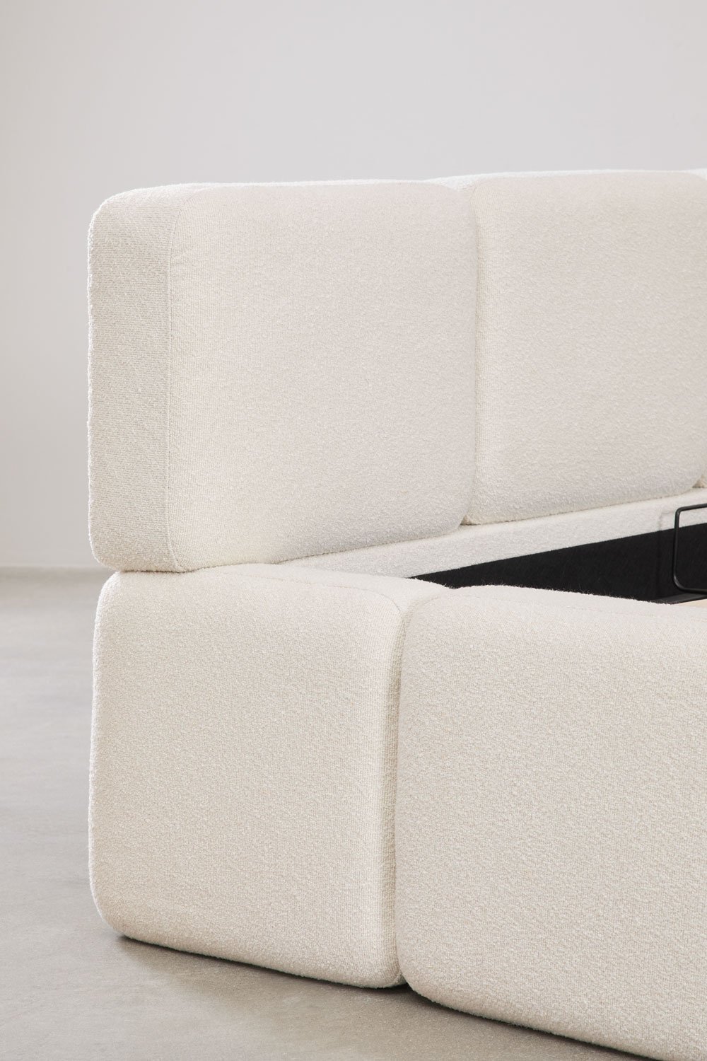 Cama com canapé abatível estofada Jolcem, imagem de galeria 6