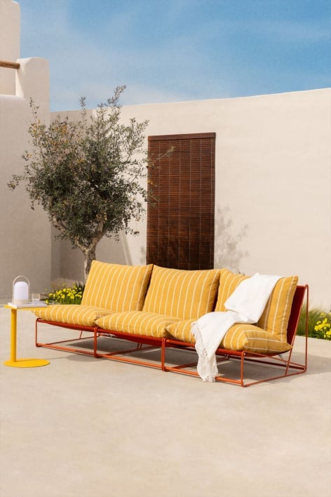 Sofá de jardim modular Amaro de 3 peças