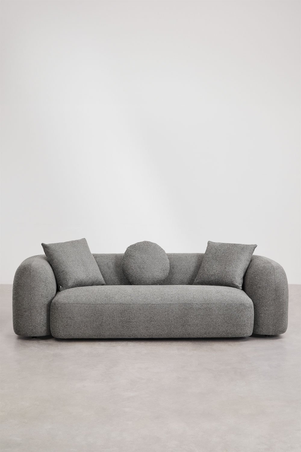 Sofá de 3 lugares em chenille Coco, imagem de galeria 5