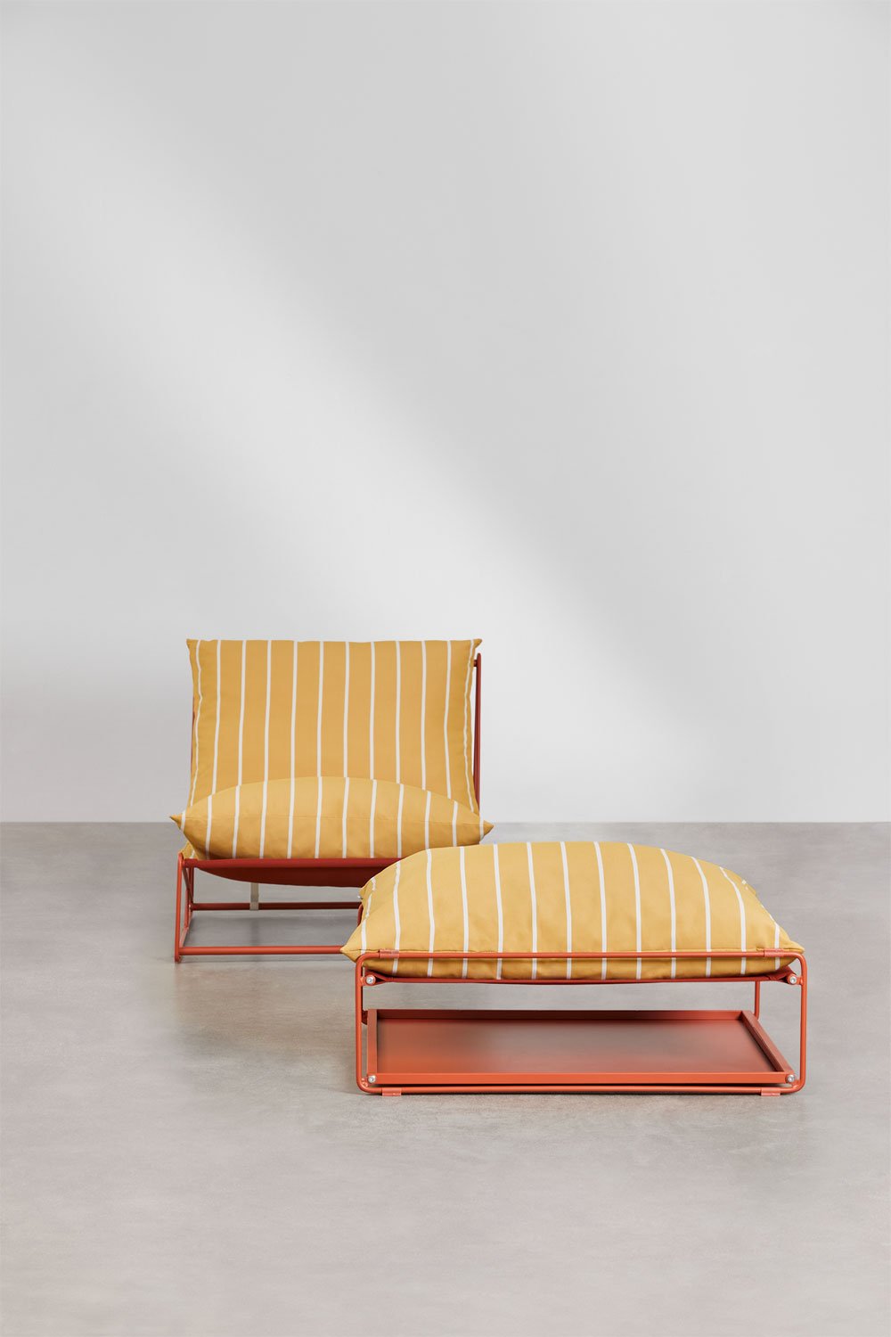 Conjunto de jardim Amaro com poltrona conversível e pufe, imagem de galeria 4