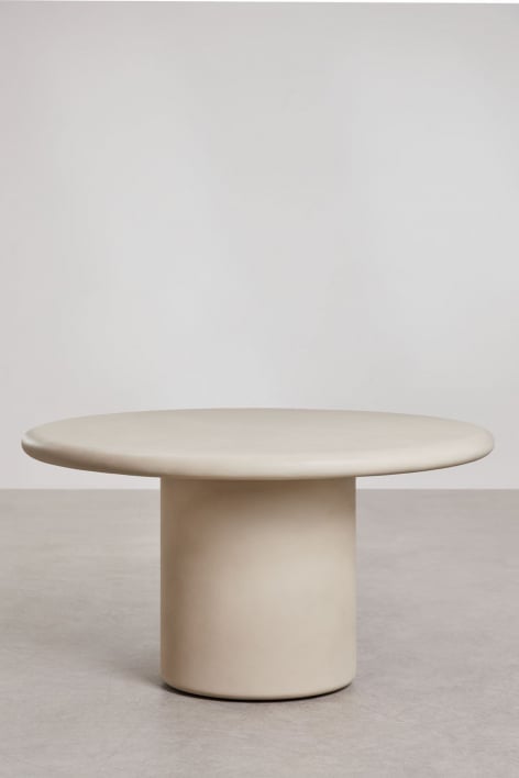 Mesa de jantar redonda de cimento Namara - Ø140 cm