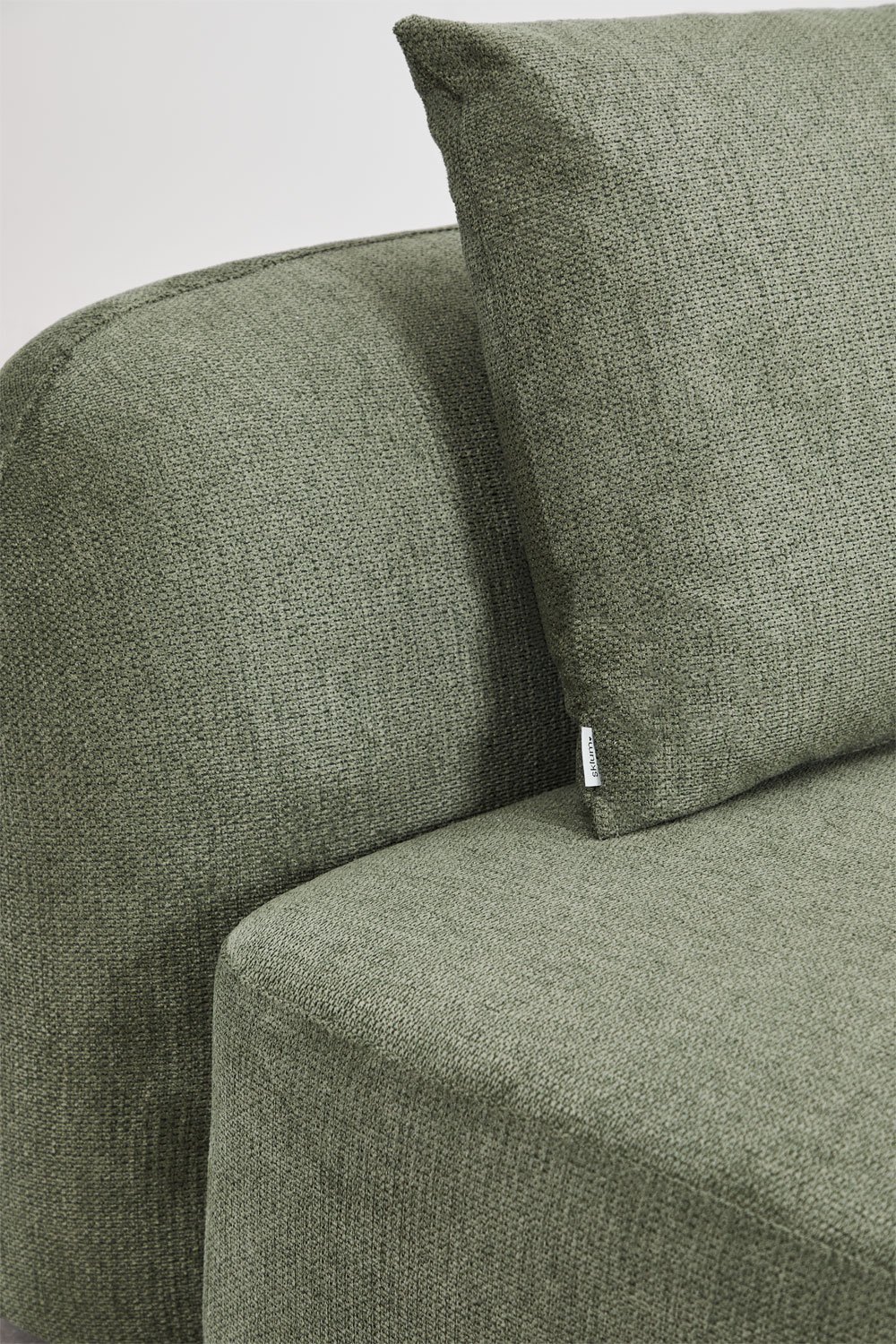 Módulo central para sofá modular em Coco chenille, imagem de galeria 2
