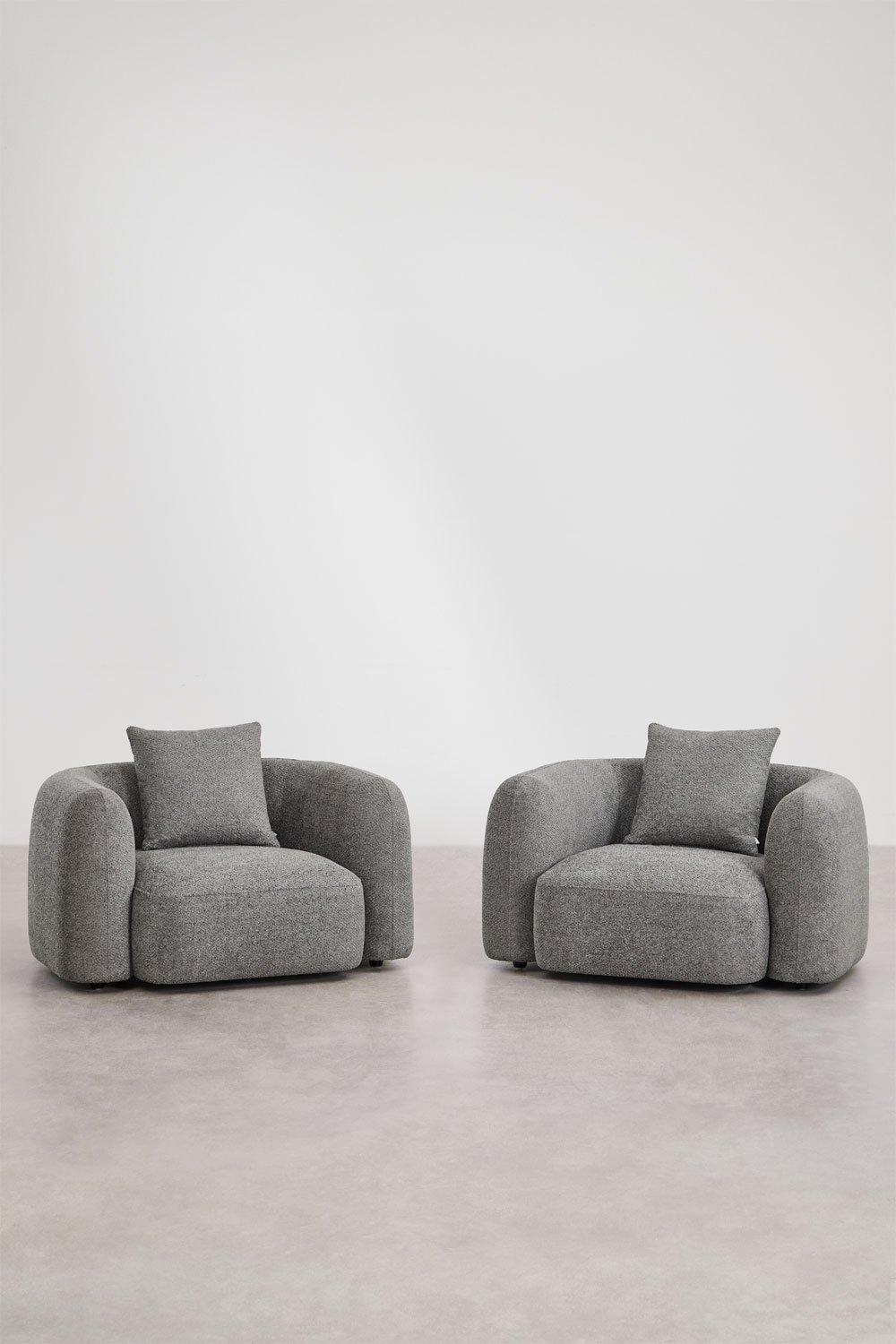 Pacote de 2 poltronas Coco chenille, imagem de galeria 3