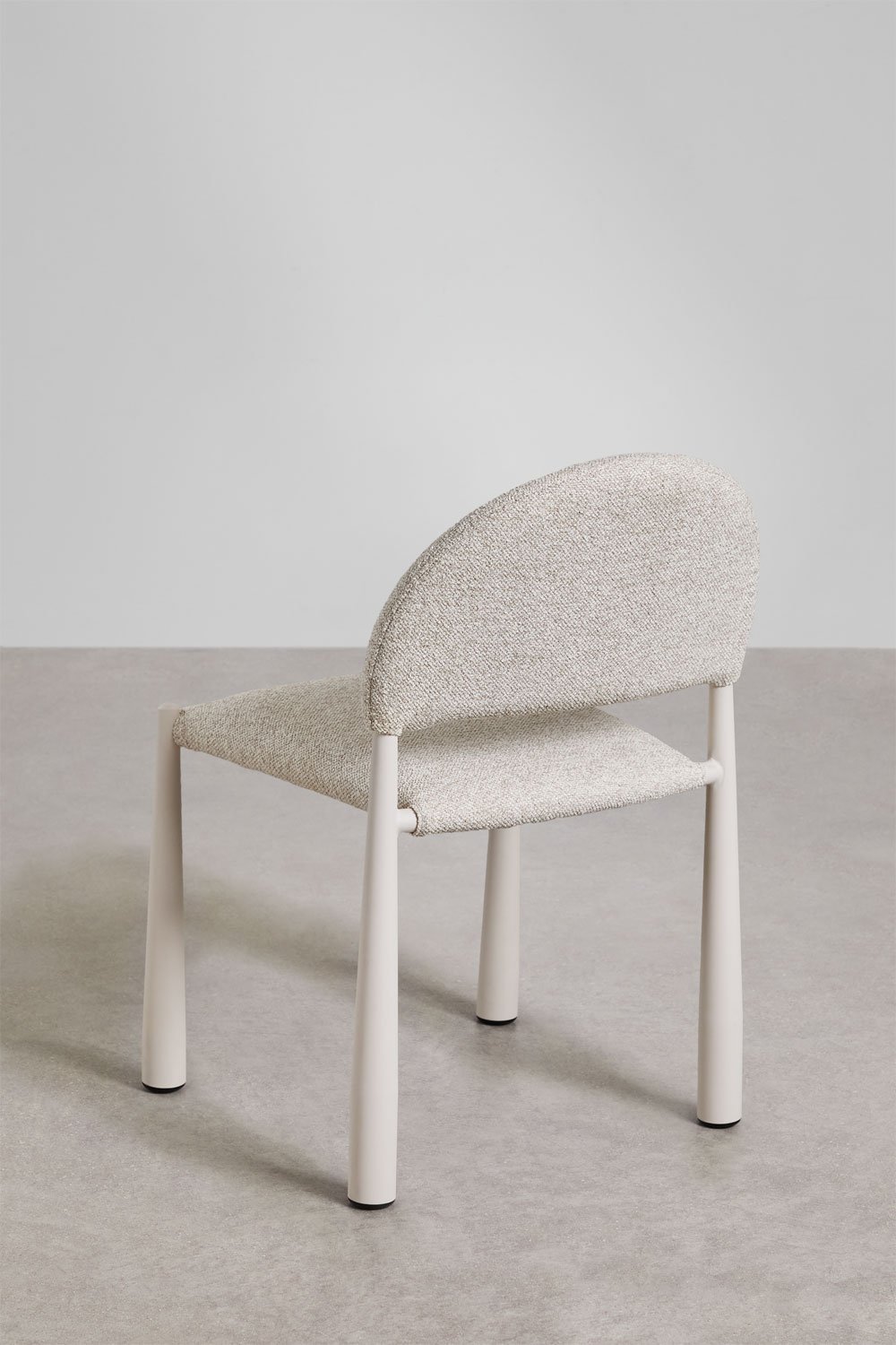 Conjunto de mesa retangular 200x100 cm em madeira de manga Sidney e 8 cadeiras de jantar em fivela Nagore, imagem de galeria 9