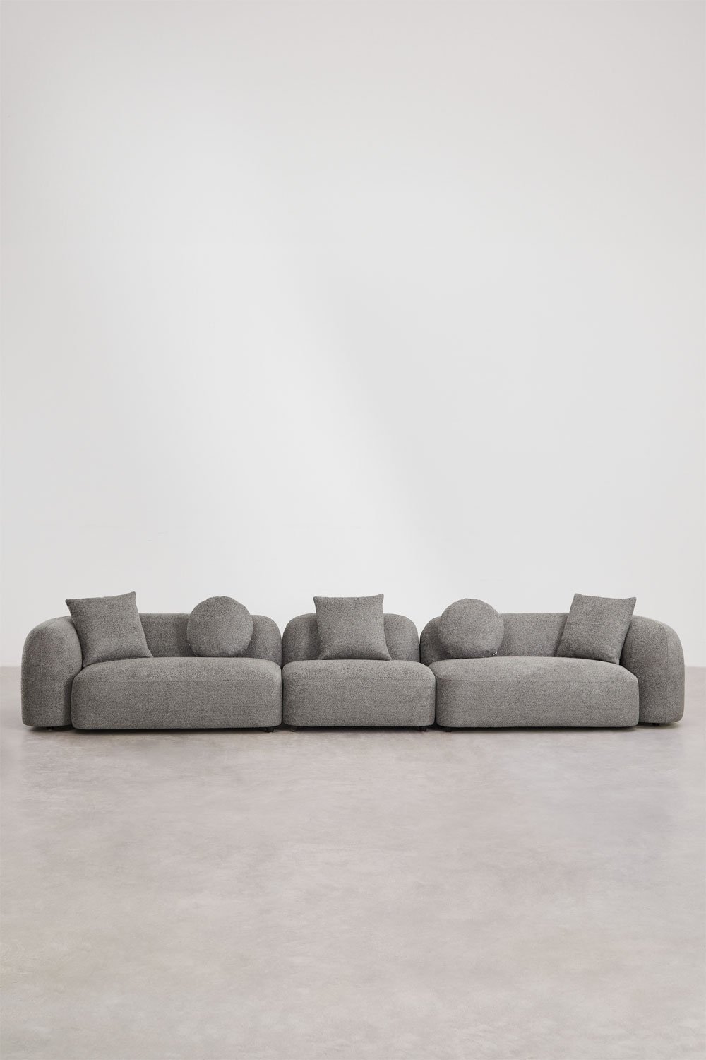 Sofá modular de 3 peças em chenille Coco, imagem de galeria 4