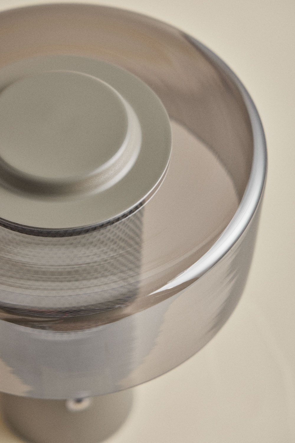 Luminária de mesa LED sem fio Elfriede para área externa em vidro e aço, imagem de galeria 5