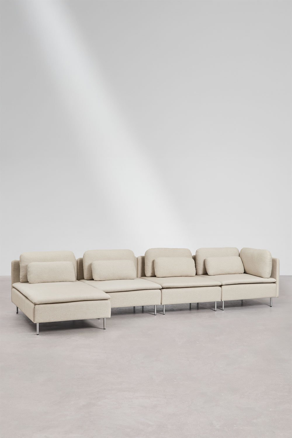Sofá modular Oriol de 4 peças com chaise longue lateral direita, imagem de galeria 1
