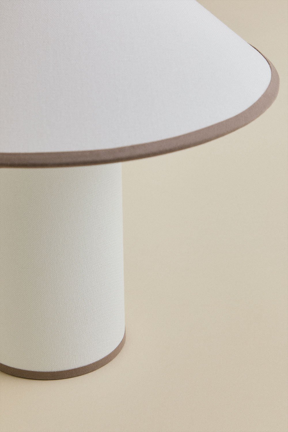 Candeeiro de mesa em linho Liduina ↑35 cm, imagem de galeria 5