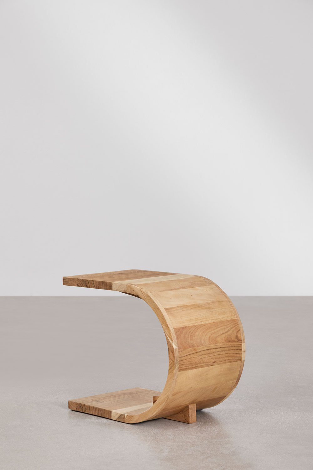 Mesa auxiliar 45x30 cm en madera Rigi, imagem de galeria 5