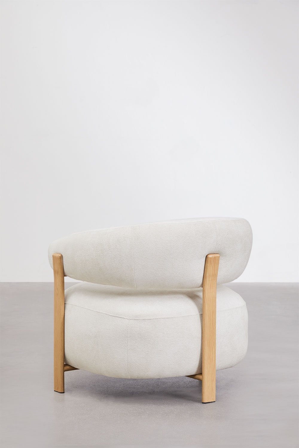 Pack de 2 poltronas em tecido chenille e ferro Jolie, imagem de galeria 6