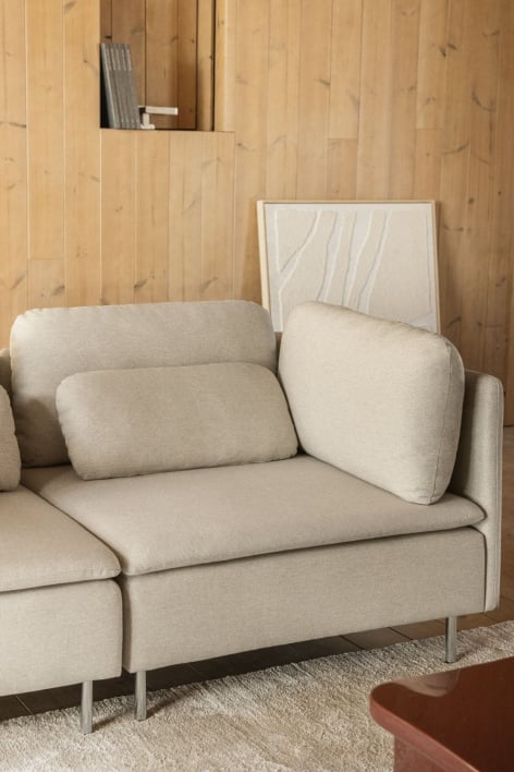 Módulo de canto para sofá modular Oriol