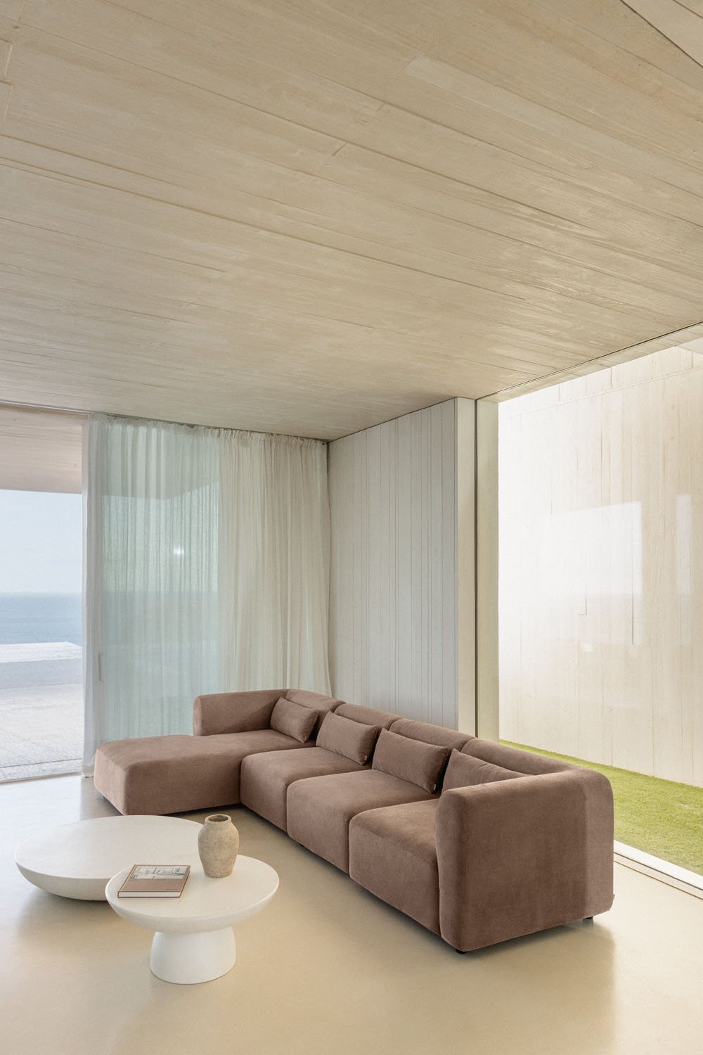 Sofá modular chaise longue esquerdo de 4 peças Fogler, imagem de galeria 11