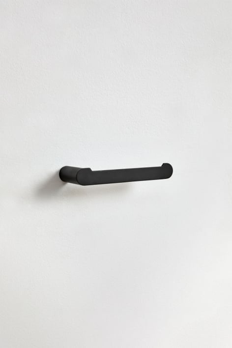 Porta-rolos para banheiro em aço inoxidável Alameda - Preto