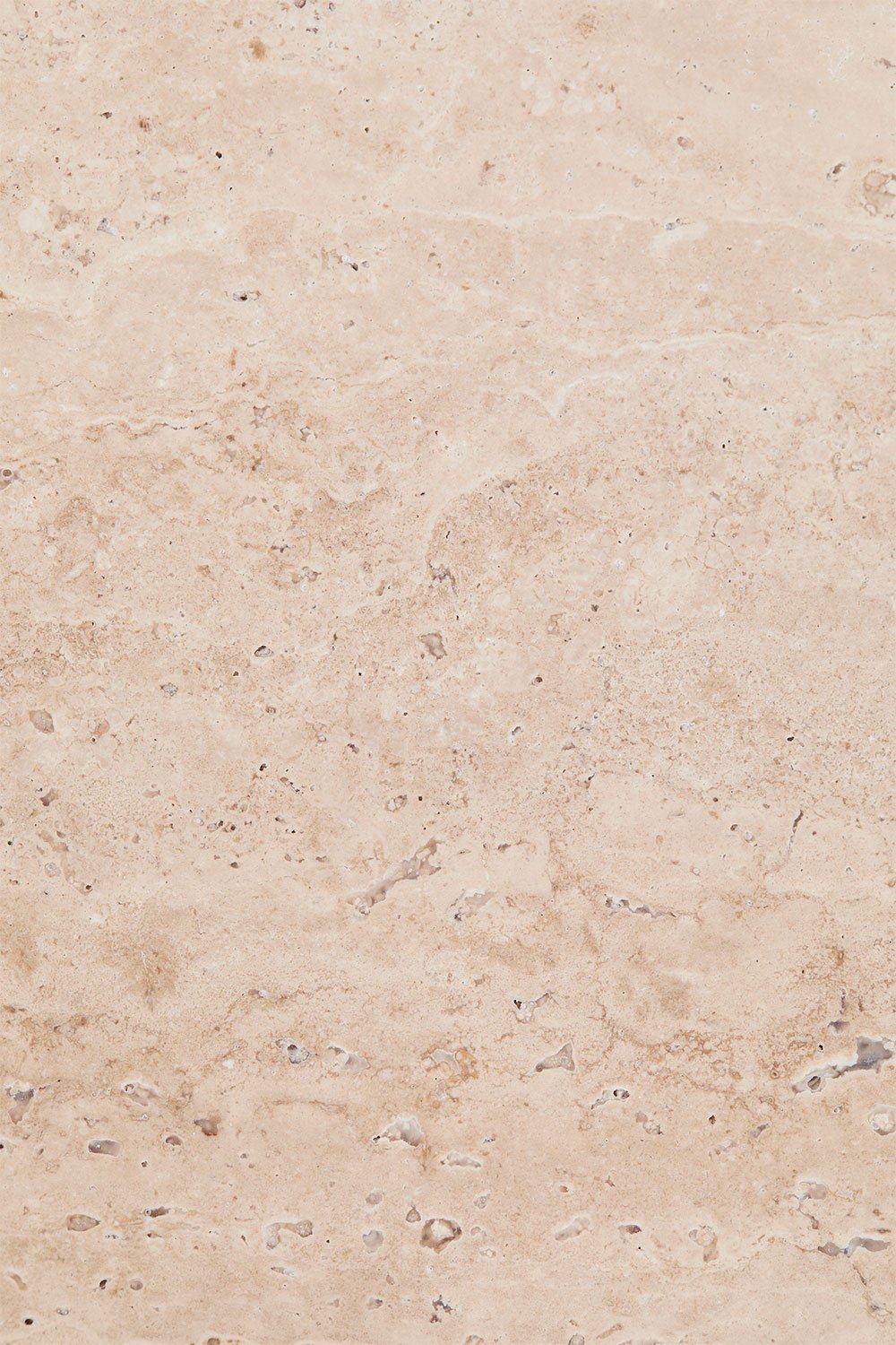 Mesa de jantar redonda Giselda em pedra natural e madeira de manga , imagem de galeria 6