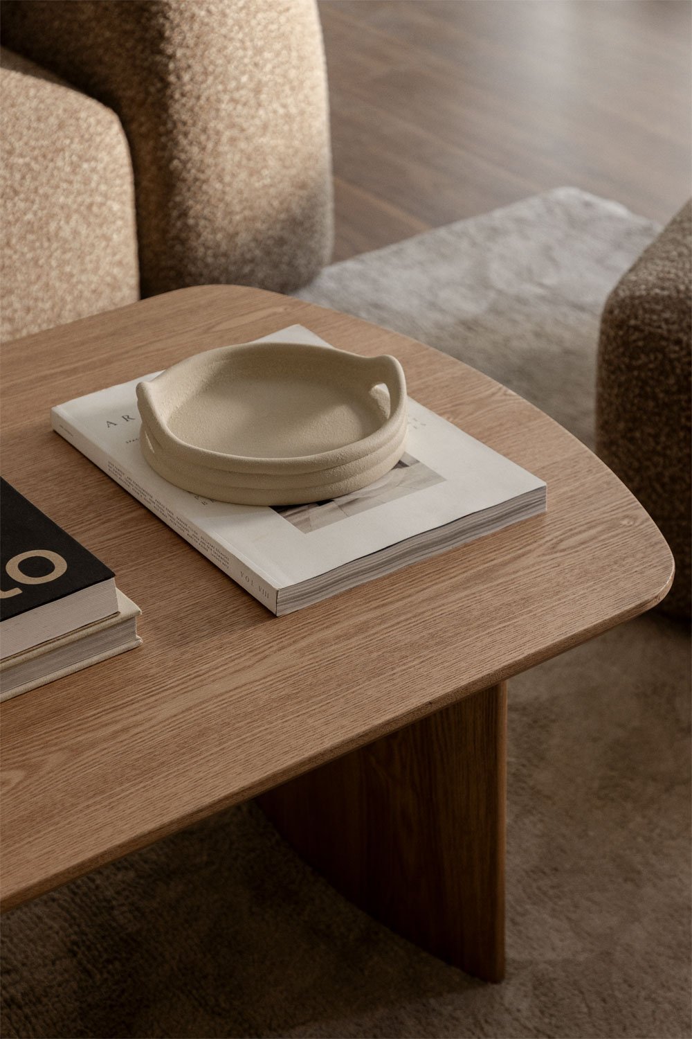 Mesa de centro retangular 120x60 cm em MDF Tuareg, imagem de galeria 2