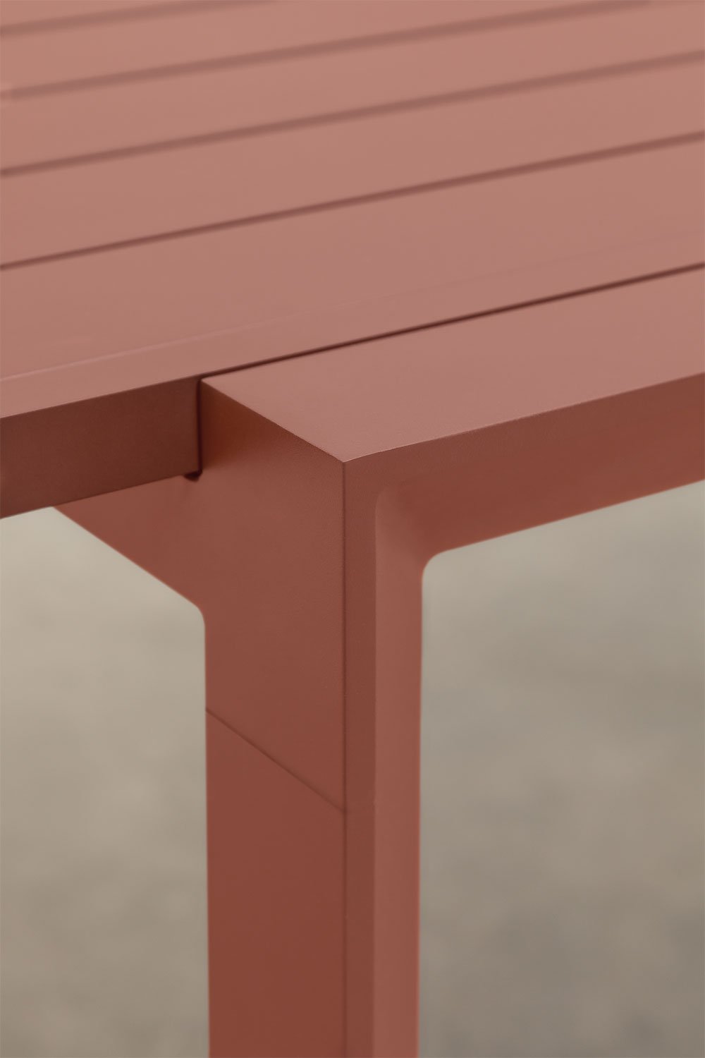 Conjunto de mesa extensível retangular de 180-240x100 cm em alumínio Starmi e 6 cadeiras de jardim Amatria em alumínio e rattan , imagem de galeria 6