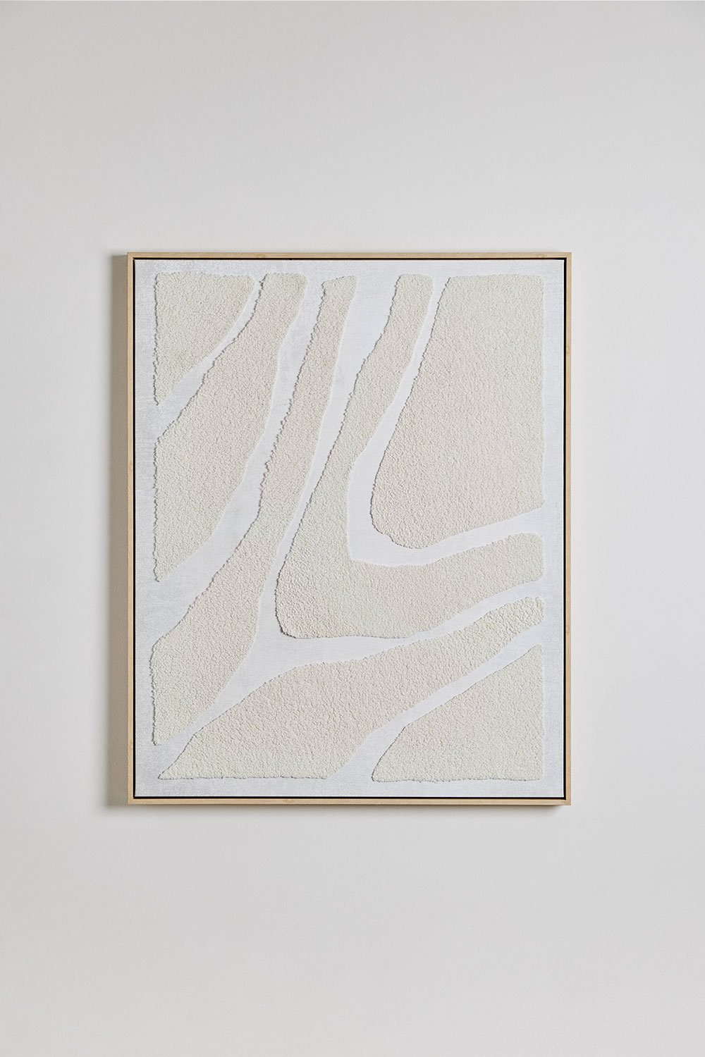 Quadro decorativo 80x100 cm com textura têxtil Gavina, imagem de galeria 3