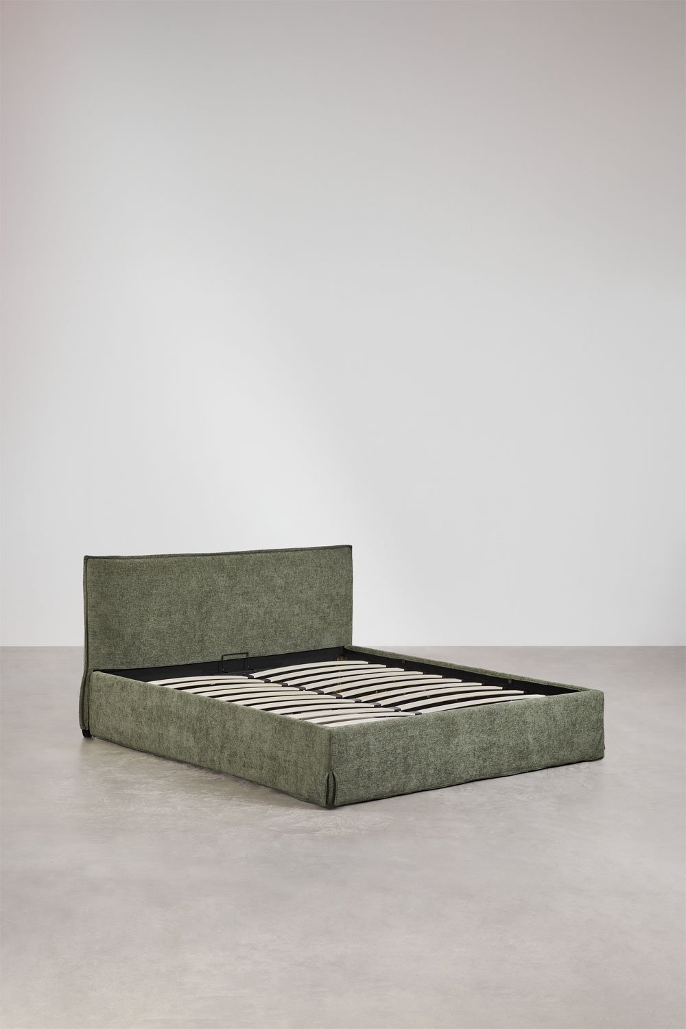 Cama com estrado elevatório estofada Lorea, imagem de galeria 1