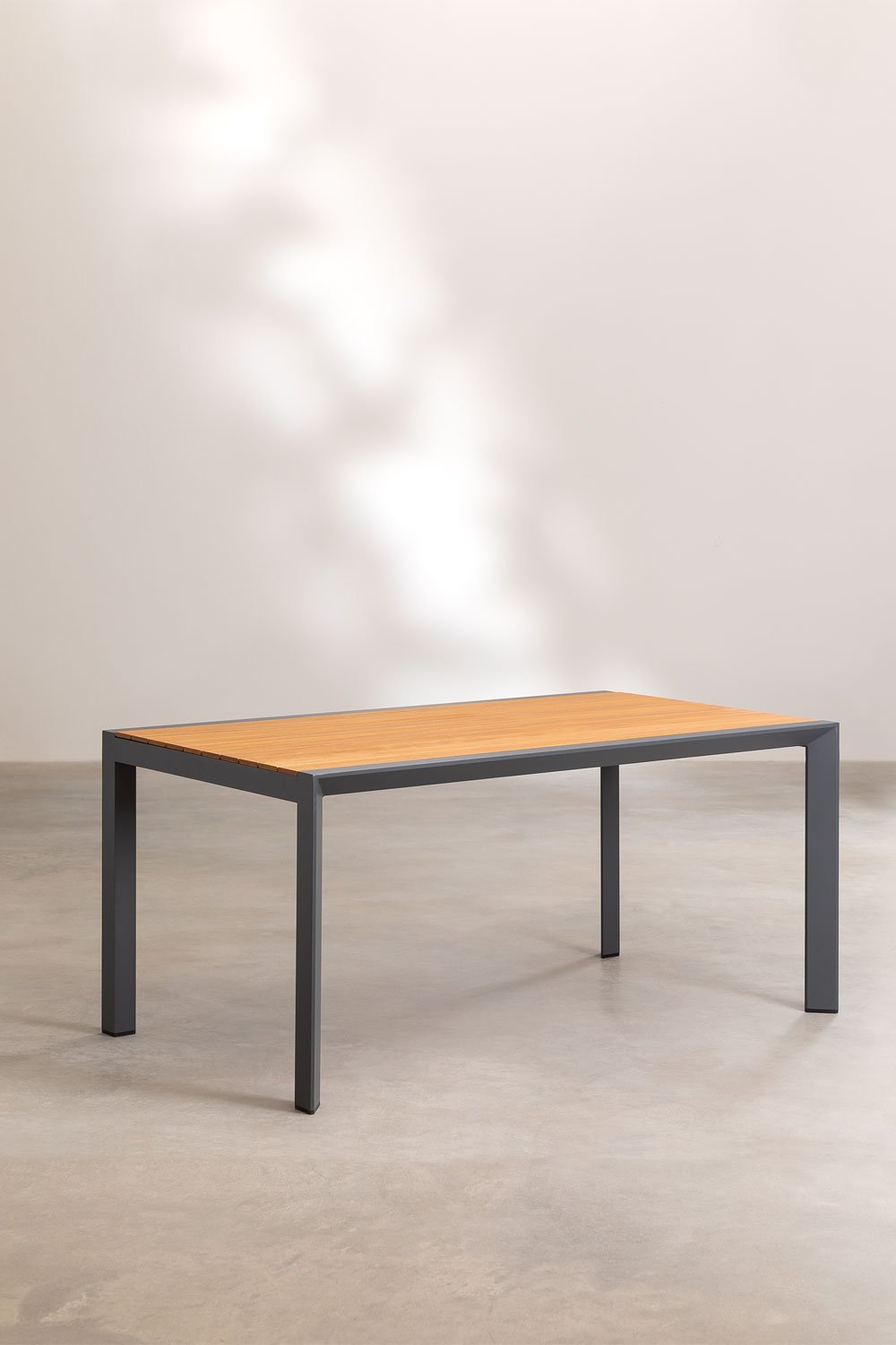 Conjunto de mesa retangular clássica (160x90 cm) e 6 cadeiras de jardim Archer , imagem de galeria 4