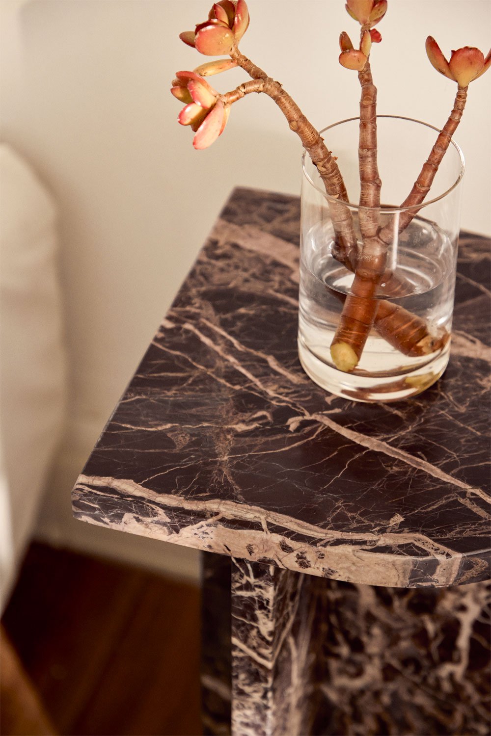 Mesa de cabeceira em mármore Corwel, imagem de galeria 2