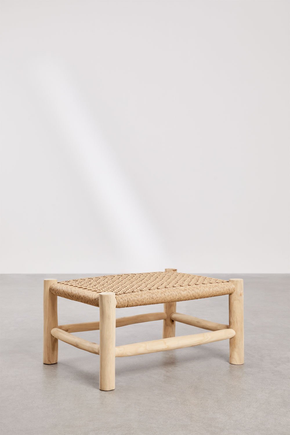 Mesa de centro retangular para jardim 80x60 cm em madeira de teca Bientina, imagem de galeria 3