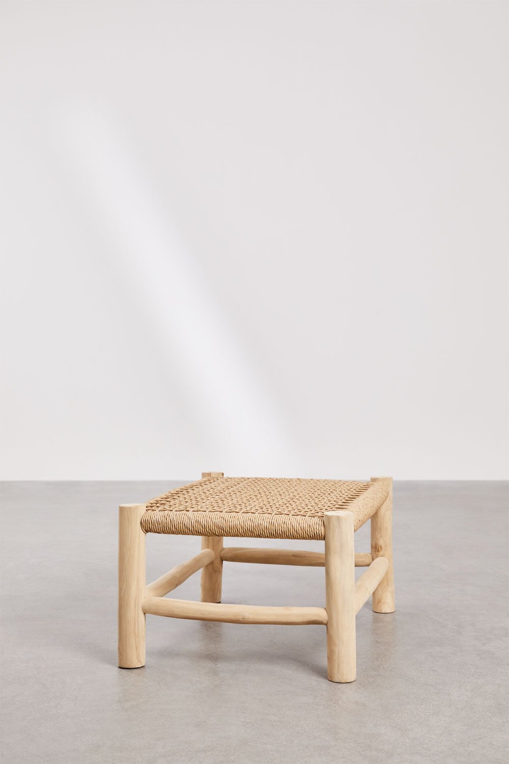 Mesa de centro retangular para jardim 80x60 cm em madeira de teca Bientina, imagem de galeria 4