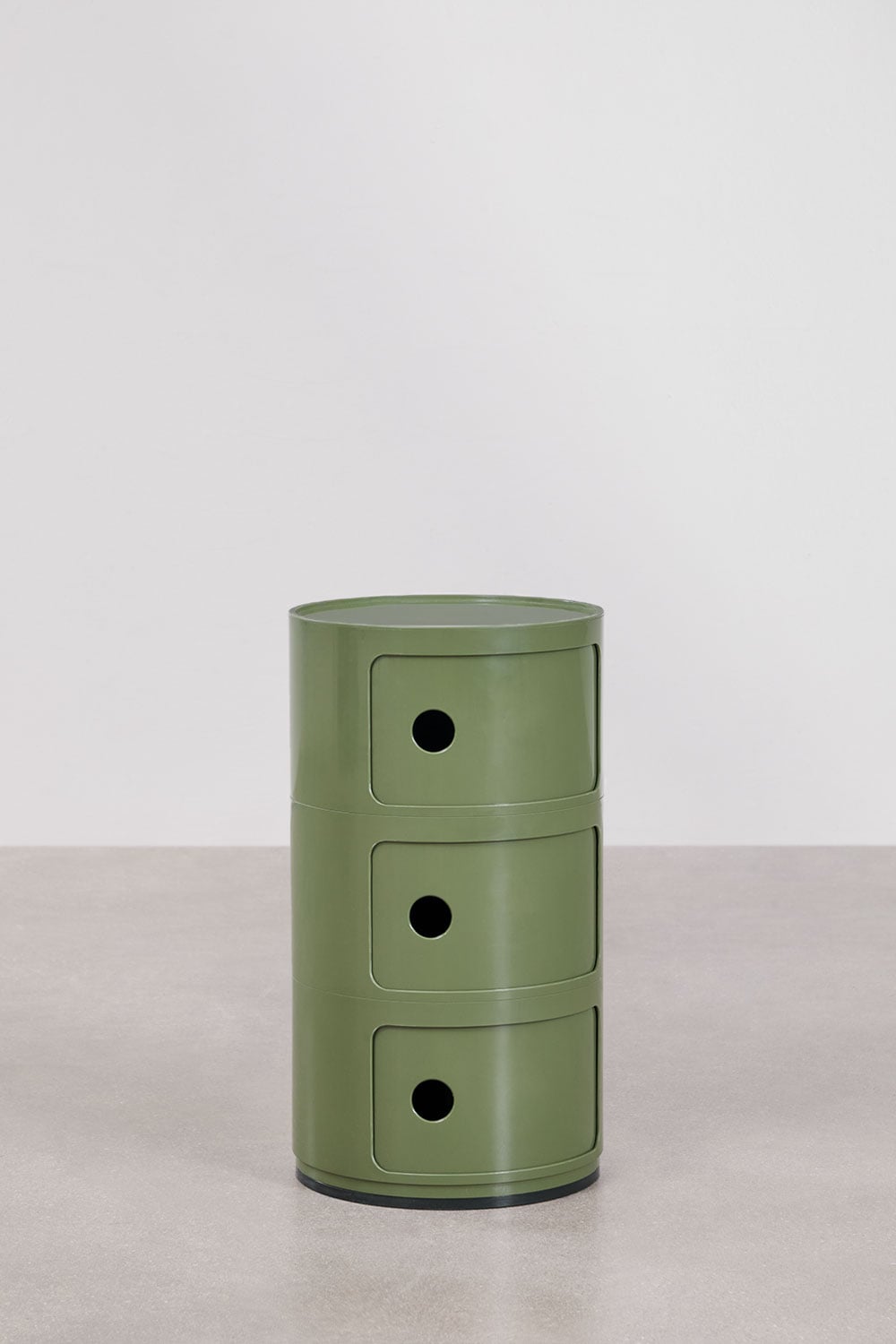 Mesa de cabeceira redonda Ø30 cm com prateleiras Babel, imagem de galeria 3