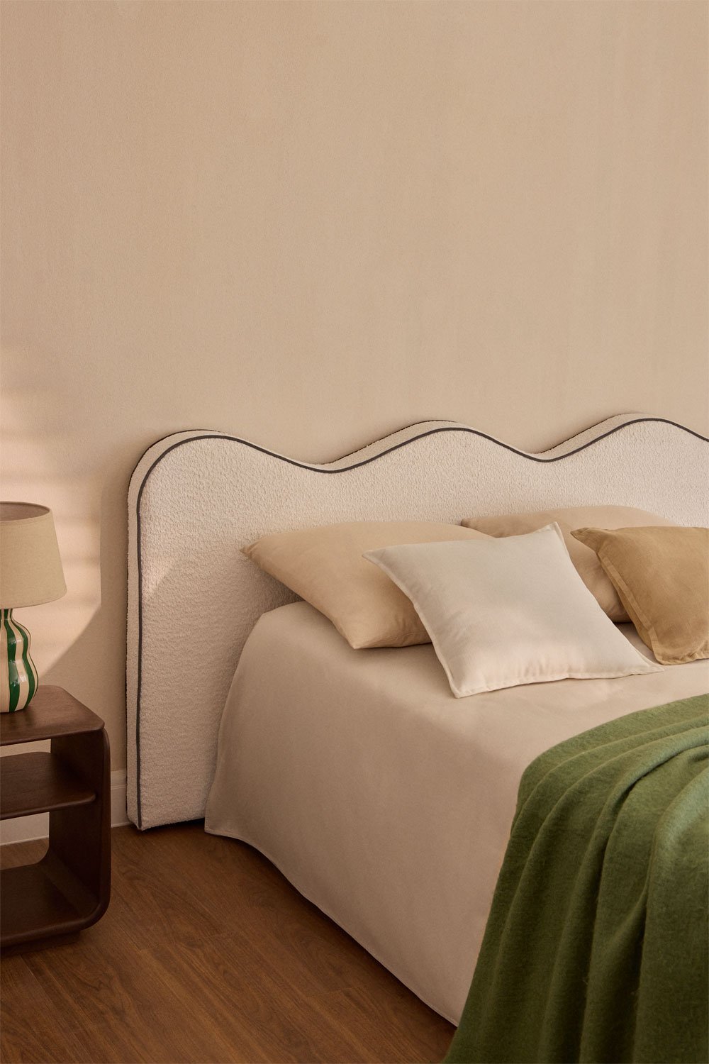 Cabeceira Elenor 220cm chenille, imagem de galeria 1