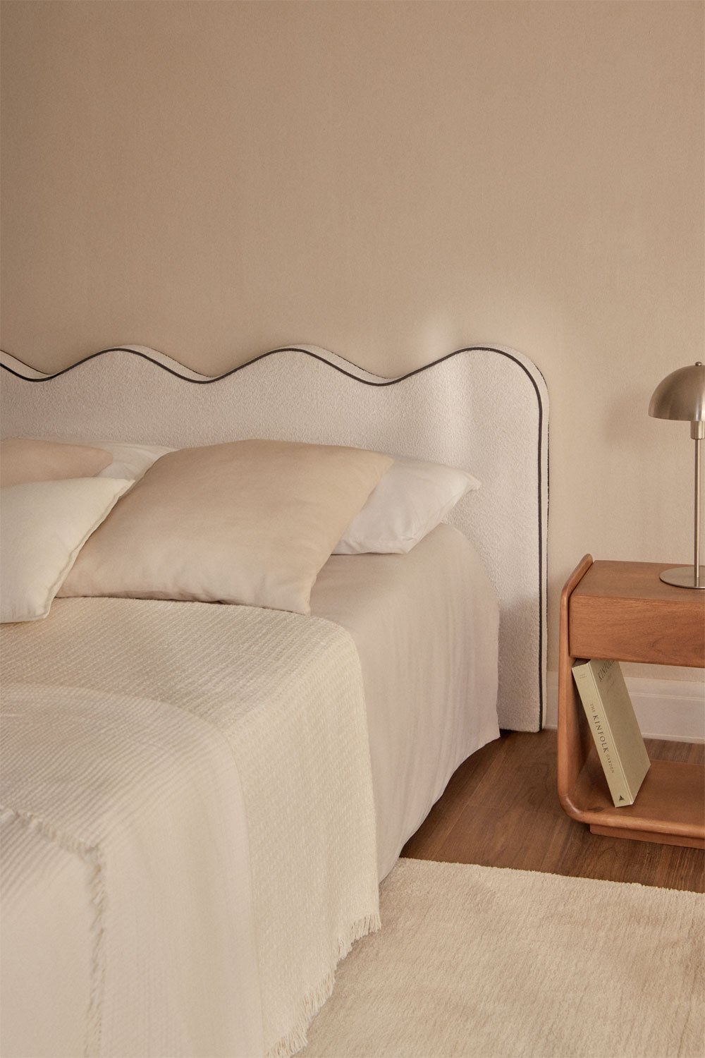 Cabeceira Elenor 180cm chenille, imagem de galeria 1
