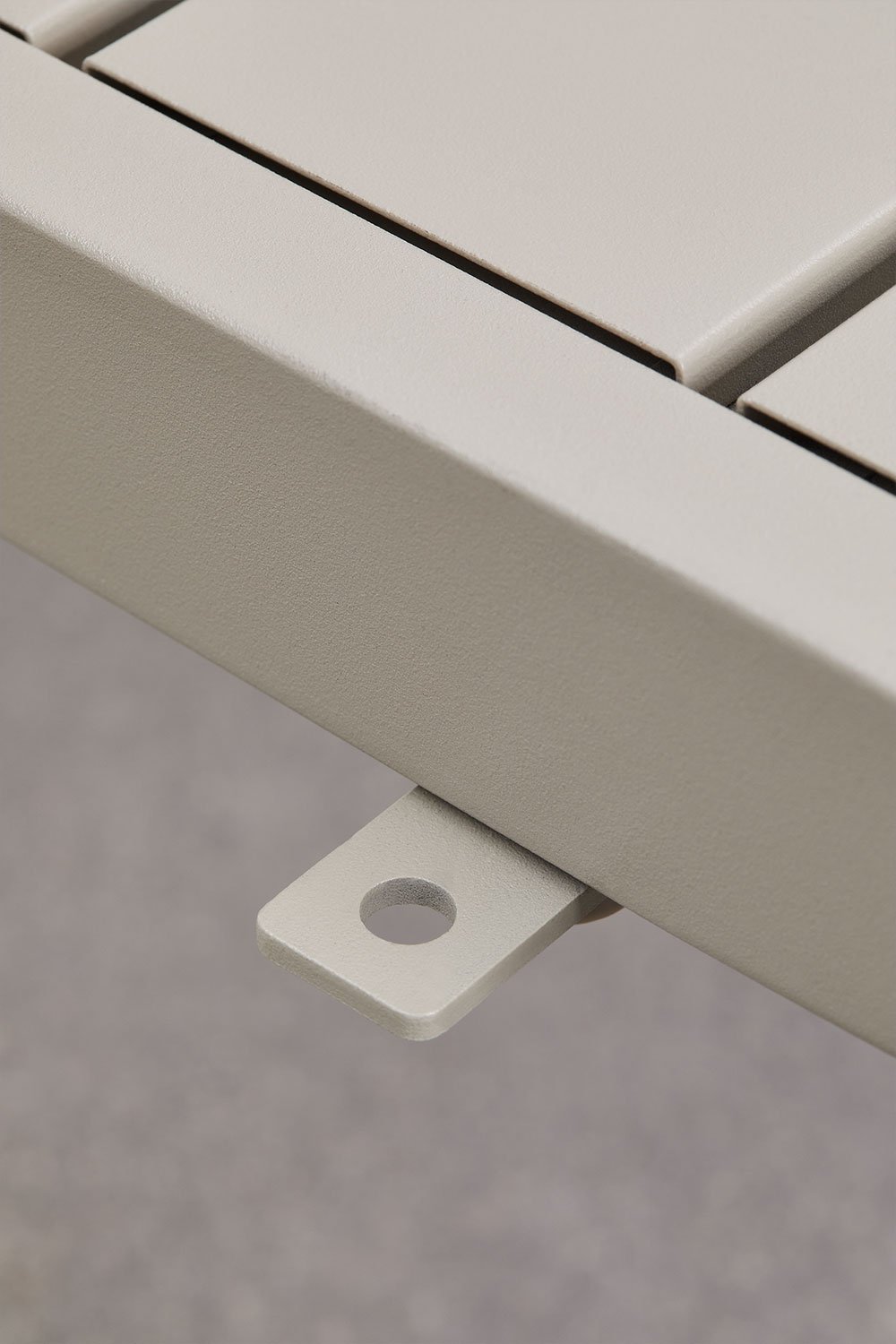 Conjunto de 2 espreguiçadeiras reclináveis e 2 mesas auxiliares em aço Marietta, imagem de galeria 11